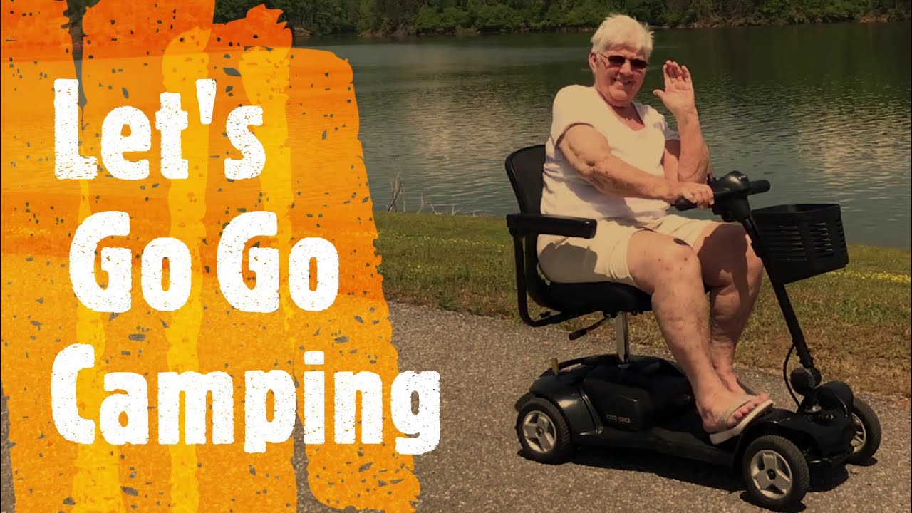 Let's Go Go Camping with the Pride Go Go Ultra X-4 Mobility Scooter  on Jurgen's Journeys