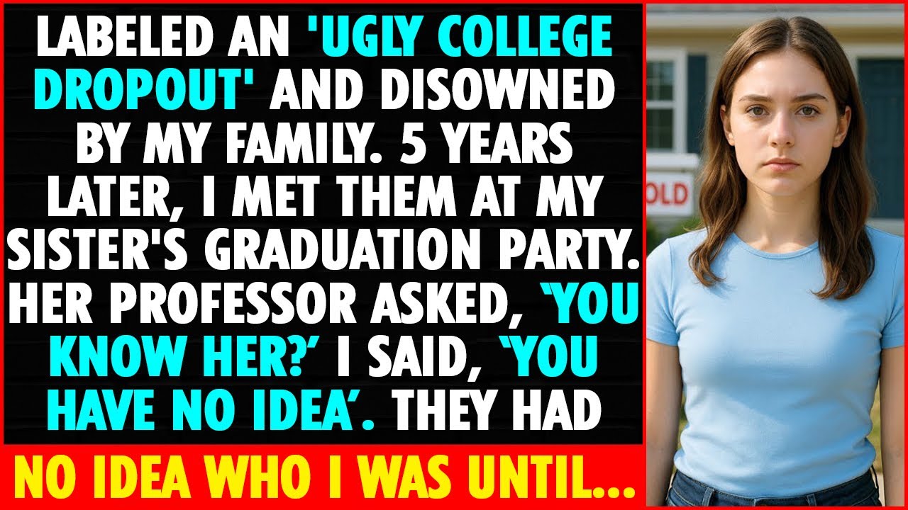 Family Called Me 'Ugly College Dropout' And Cut Me Off; Until I Appeared At Sister's Graduation.