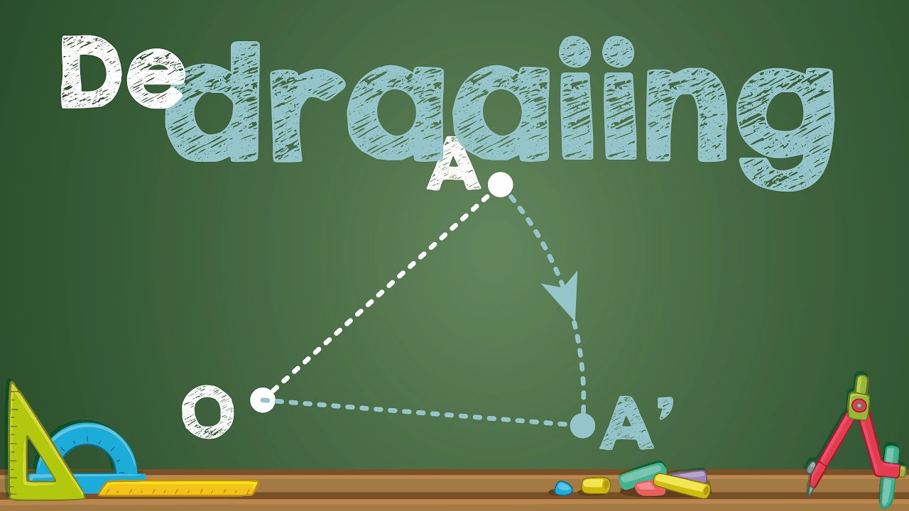 De DRAAIING over een hoek [transformaties]