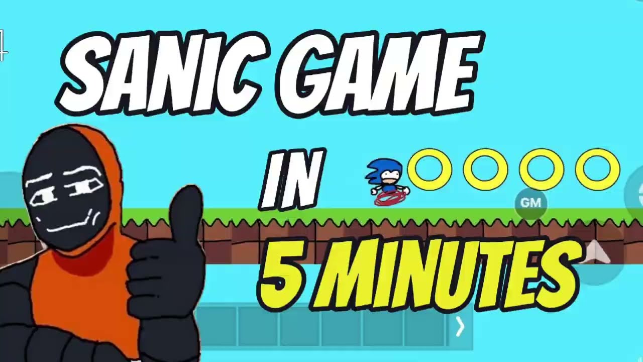 I Made a Sanic Game in 5 Minutes (Julian's Editor)