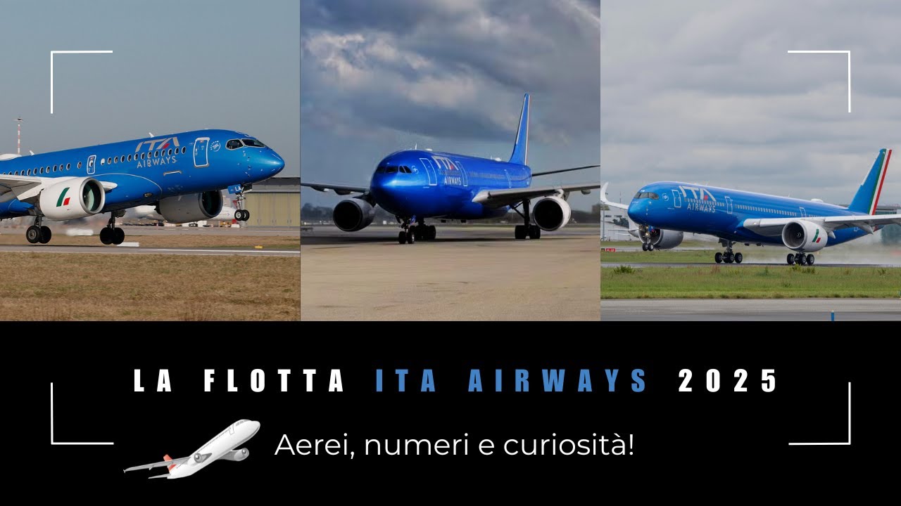 La Nuova Flotta ITA Airways 2025: scopri Tutti gli Aerei!