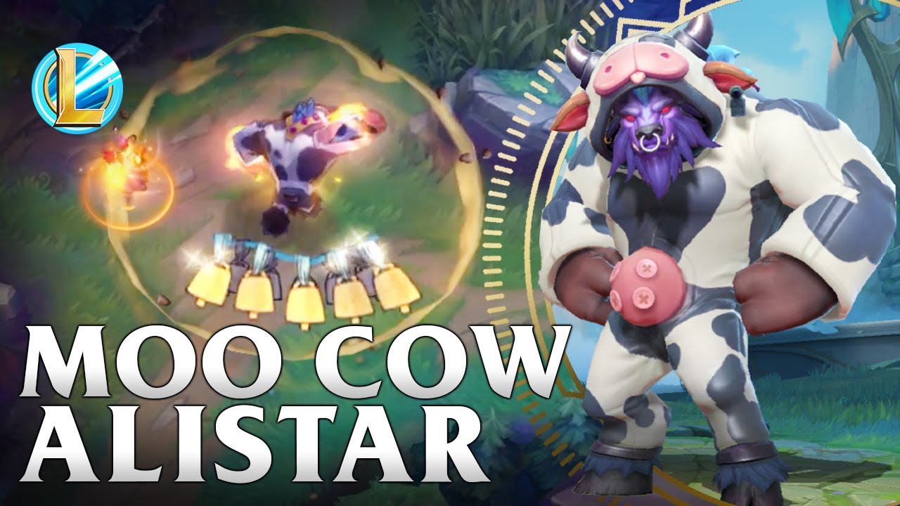 Moo Cow Alistar Skin Spotlight - WILD RIFT