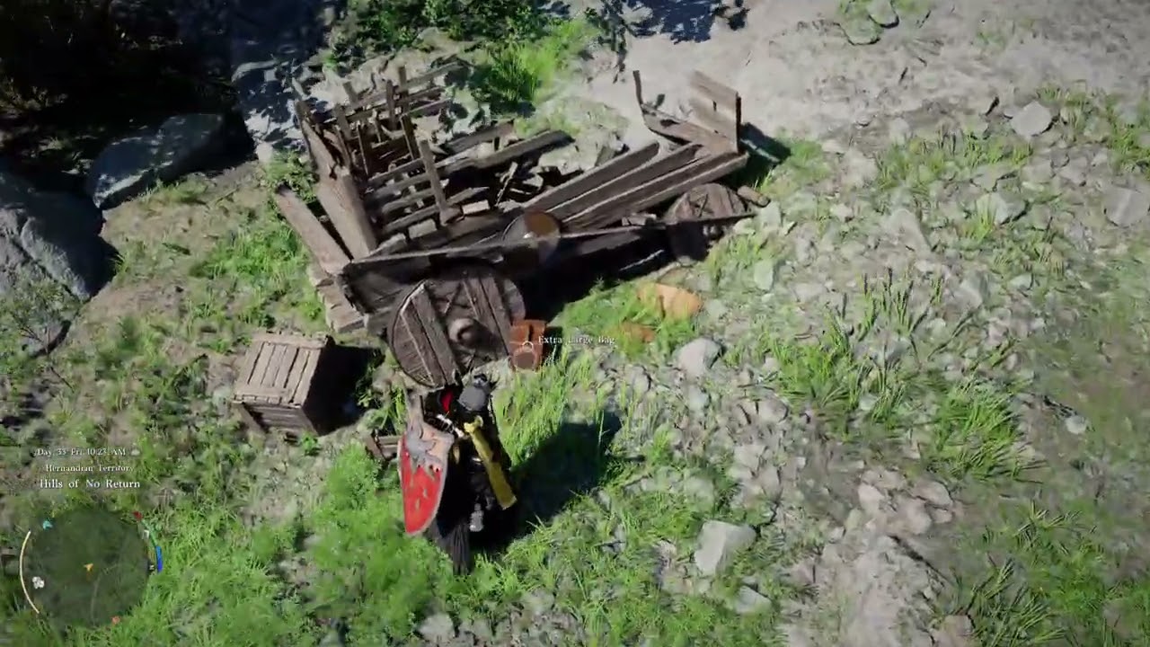 Extra large bag location ( Inventory 10 slots