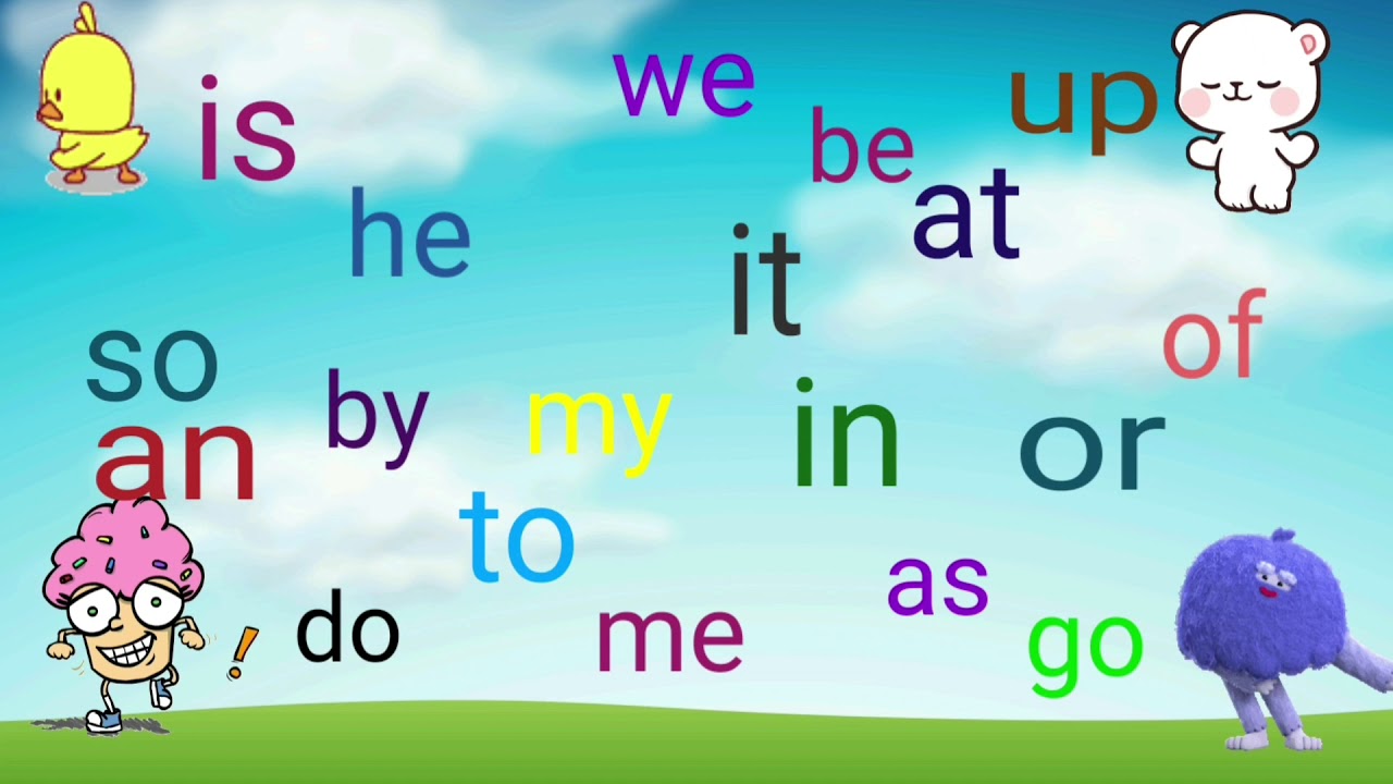 Sight Words for kids | Meet the sight words | Two letters sight words |Sight words level1