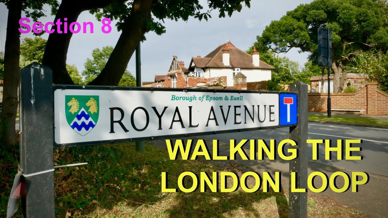 Walking the London Loop Kingston - Ewell Section 8 (4K)