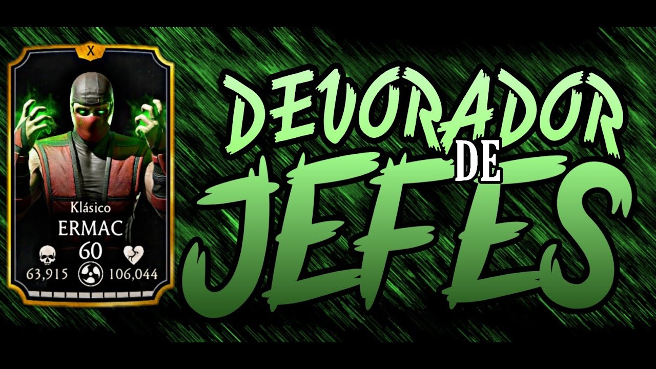 LA BESTIA DEVORADORA DE JEFES | ERMAC KLÁSIKO - Mortal Kombat Mobile - Rhyel