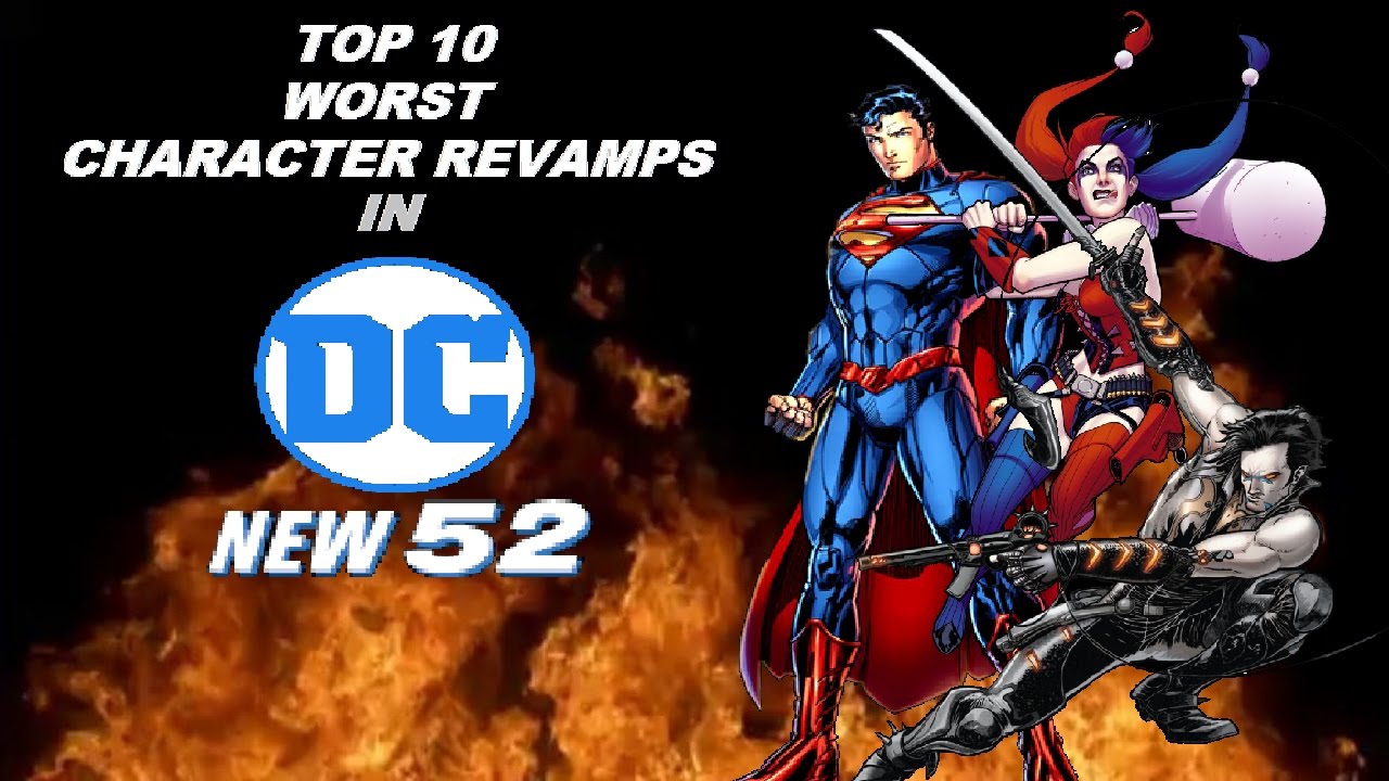 Top 10 Worst Character Revamps in DC's New 52
