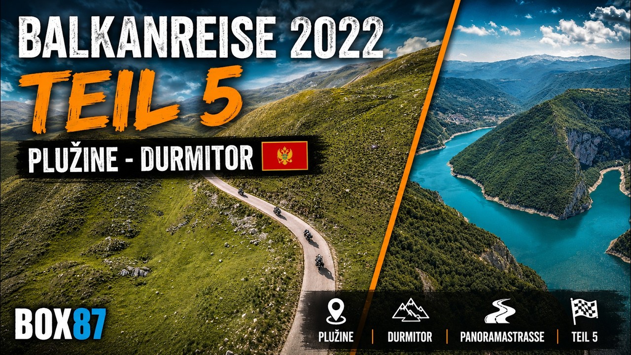 Von Durrës zur Tara Schlucht in den Durmitor weiter nach Plužine  - Balkanreise 2022  (Teil 5)