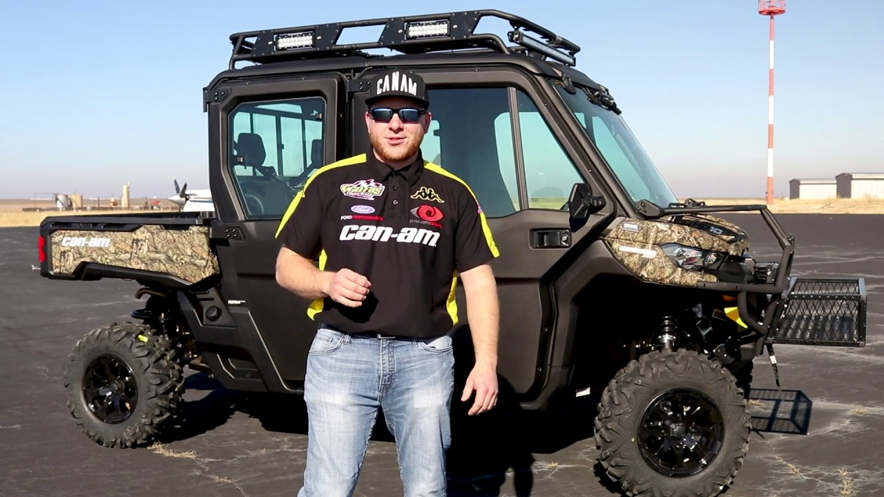 2019 Can-Am Defender Max HD10 Walk Around. SECRET GUN STORAGE! Snider Motorsports Custom Build