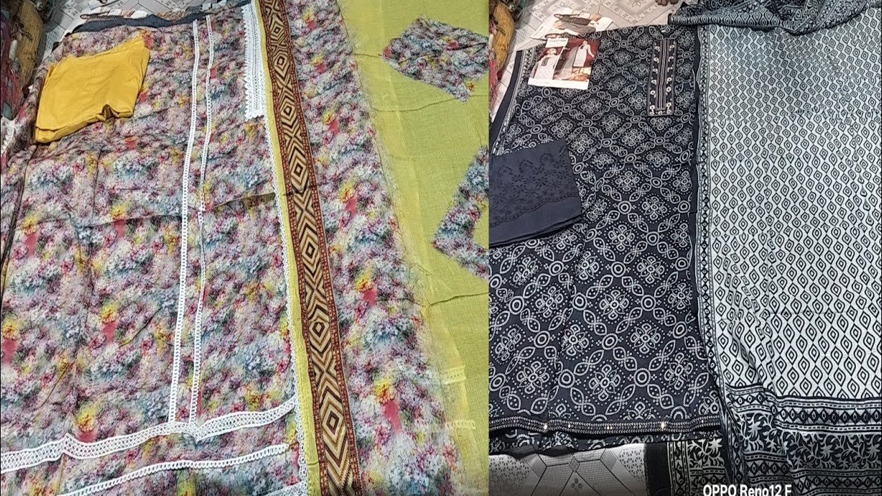 রাশেদ থ্রিপিচে পাজামা  কাজ করা আড়ং কটনের অফার চলছে মাত্র ৭০০ টাকায় 