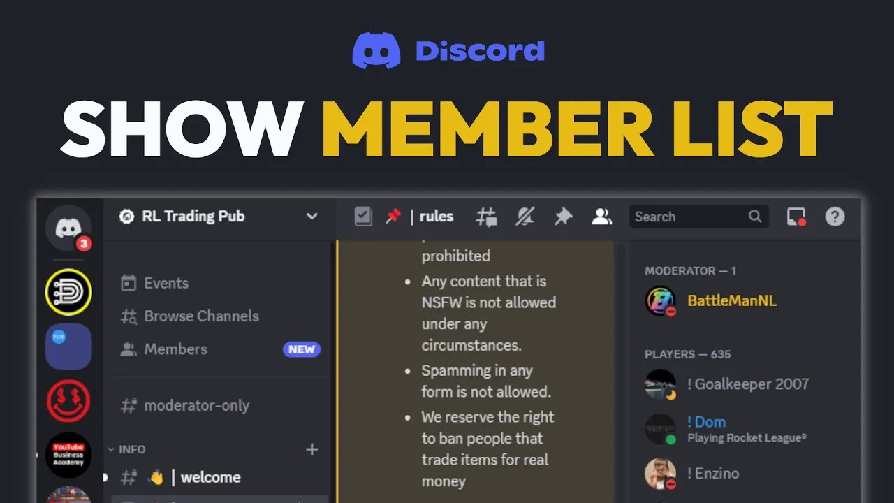 How To See Members List on Discord 2025