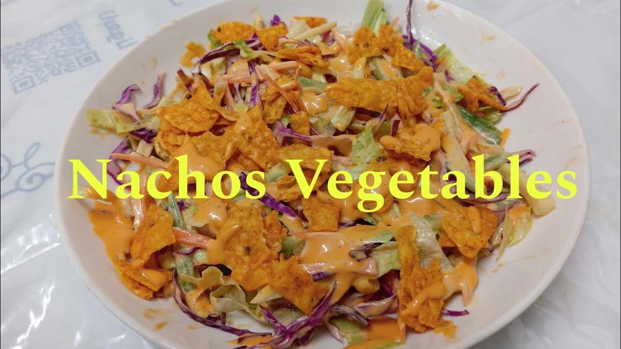 Trending Salad Vegetables Nachos