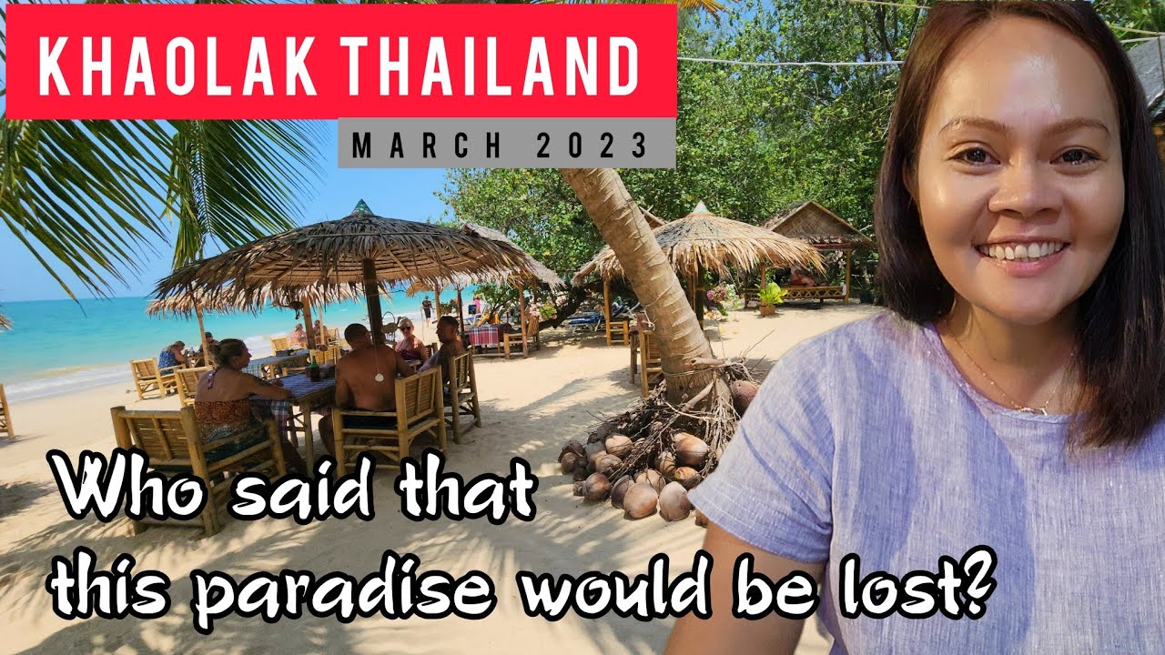 Still Paradise here !!!! Thai Beach Restaurant| Dinner with Thai BBQ Khao Lak Thailand