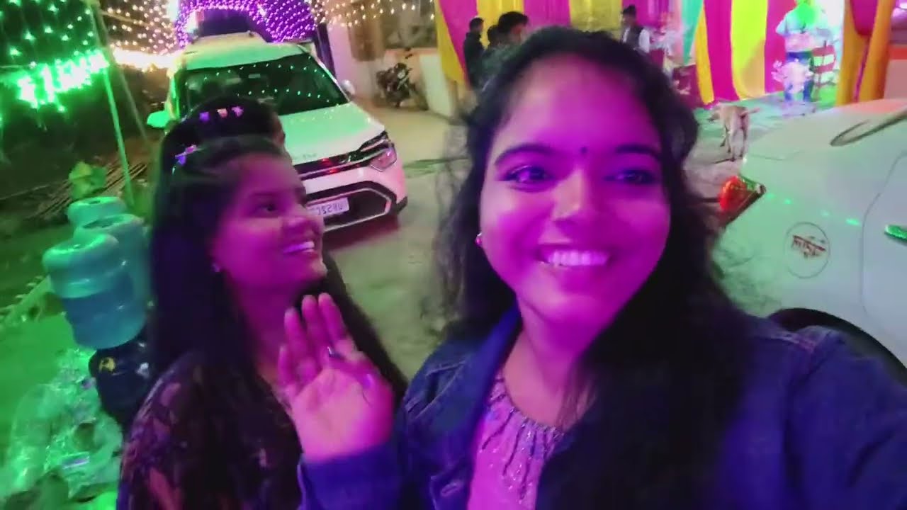 मैं किसकी शादी में गई🤔 और यहां पे सब क्या कर रहे हैं 🙄 रास्ते में हमलोग क्या मस्ती किए 😜