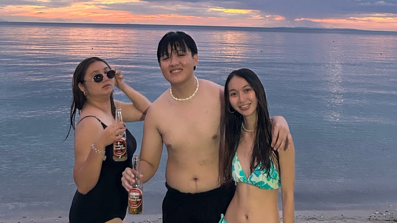 SAMPAGUITA BEACH , BAUAN with Engr./Mowm Andang and her kids  (cousins) HAHAHA - Feb 15, 2026