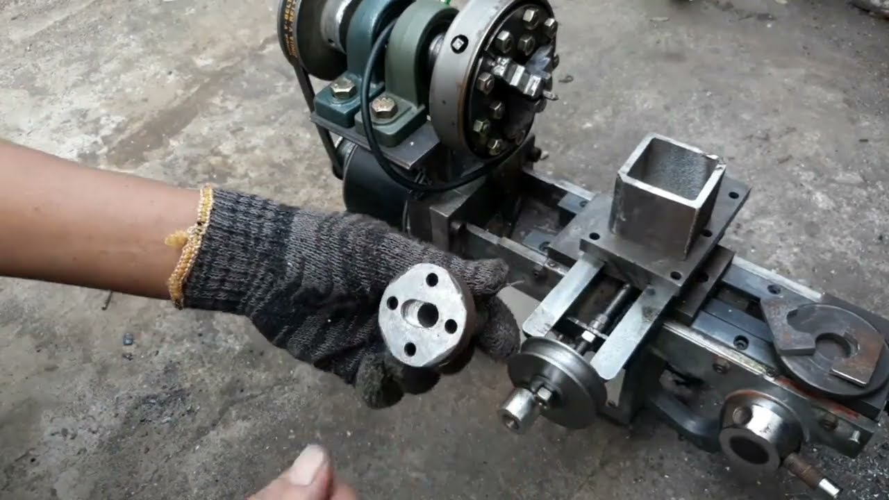 Mesin Bubut Buatan Sendiri dari barang bekas part 3