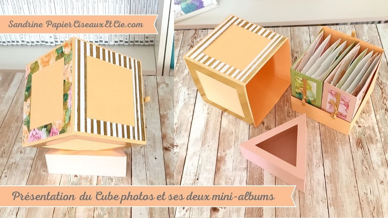 Présentation du Kit de scrap: Cube photo et mini-albums février 2022