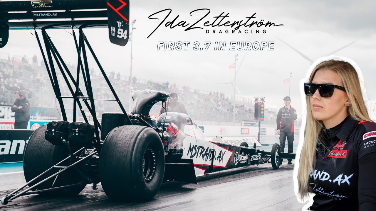 Europes FIRST 3.7 second Top Fuel run - Ida Zetterström & RF Motorsport