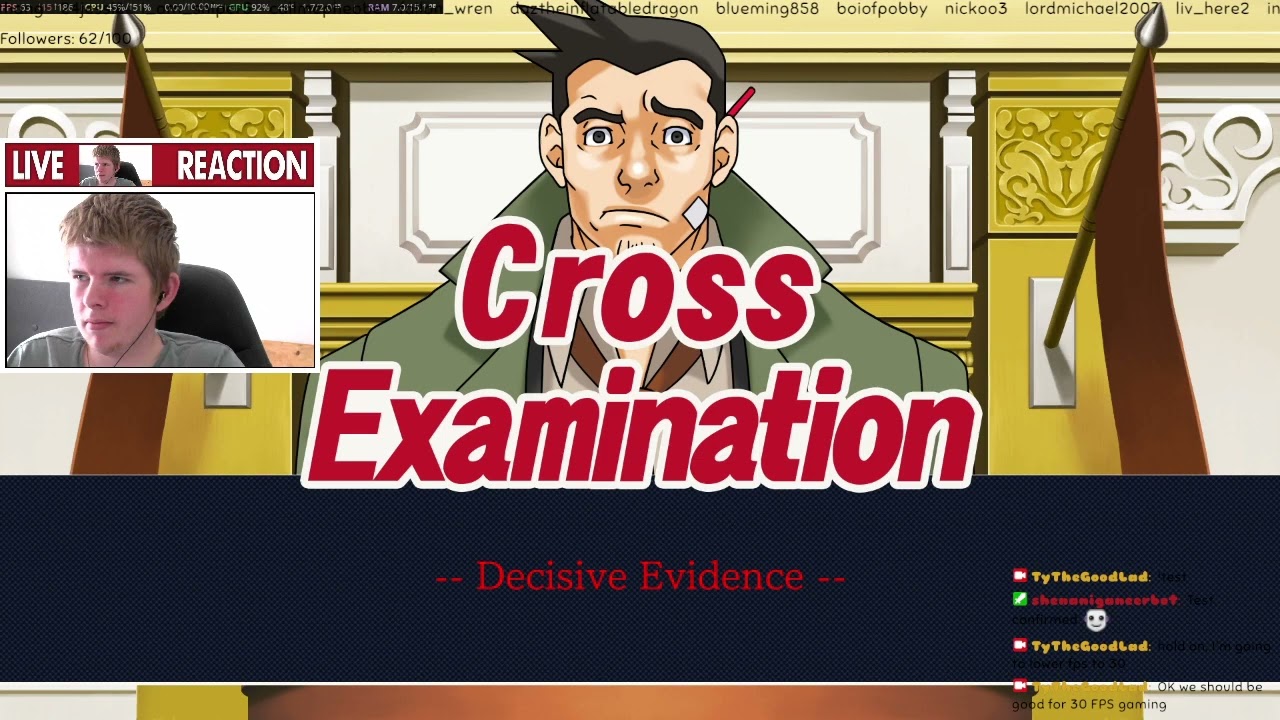 Ace Attorney: Justice For All First Playthough Pt. 1