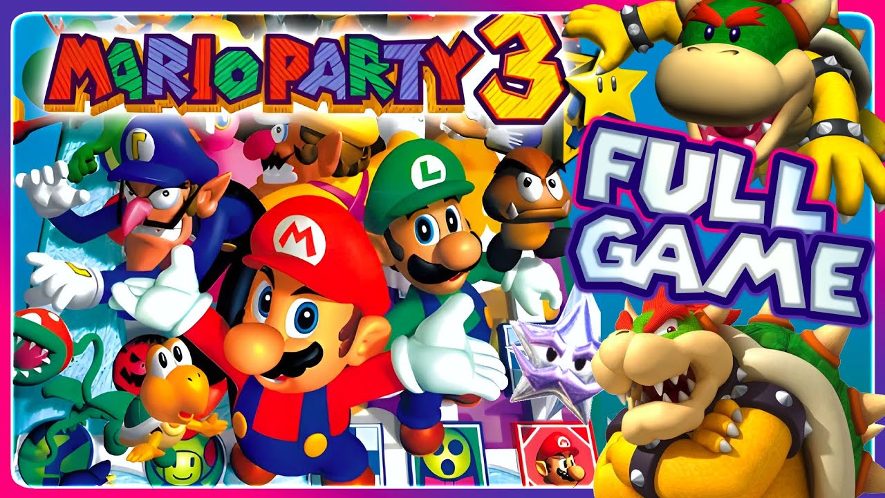 Mario Party 3 FULL GAME Longplay (Nintendo 64) HD 4k