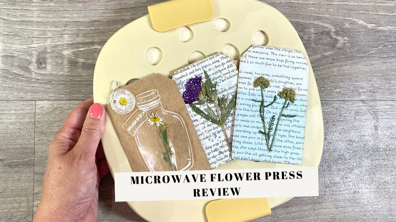 Aboofx Microwave Flower Press Review & Comparison With Microfleur - Which Is Better ?!?