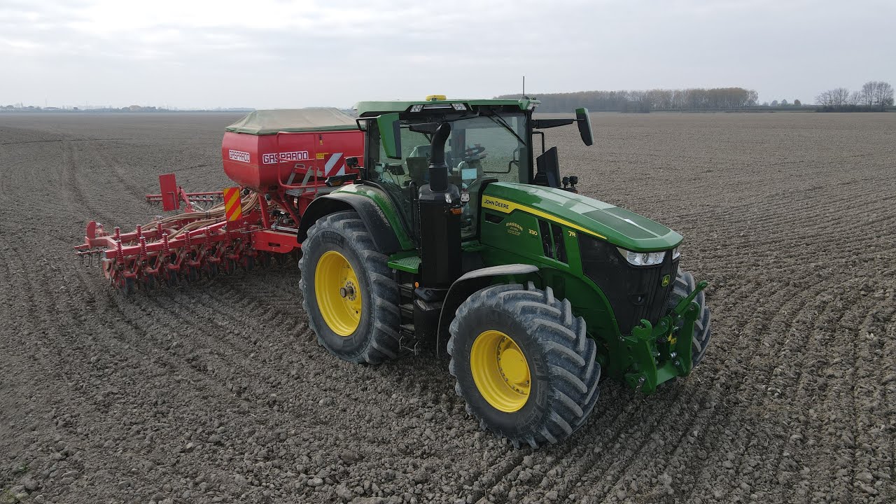 JOHN DEERE 7R 330 GEN2 + Maschio Gaspardo Gigante | Ca' Corniani & Genagricola