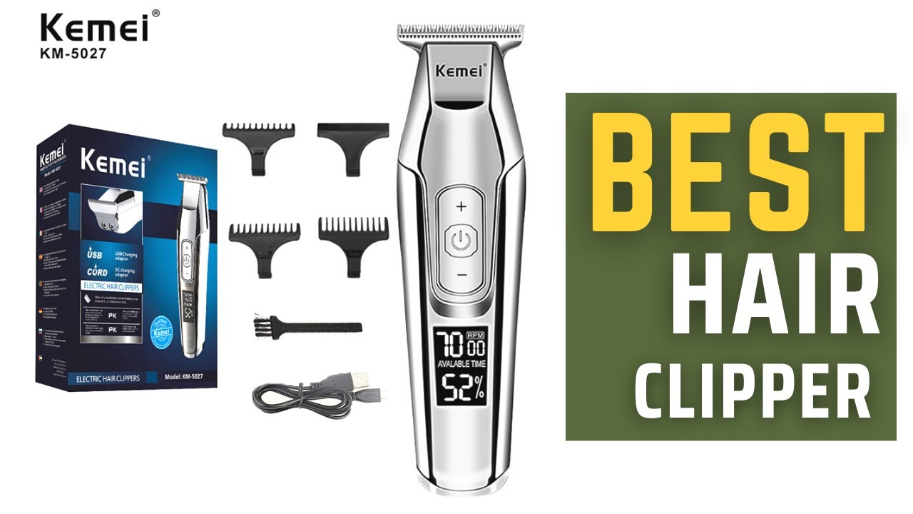 Best Hair Clipper For Men | Kemei KM 5027 Professional Hair Trimmer Clipper Review