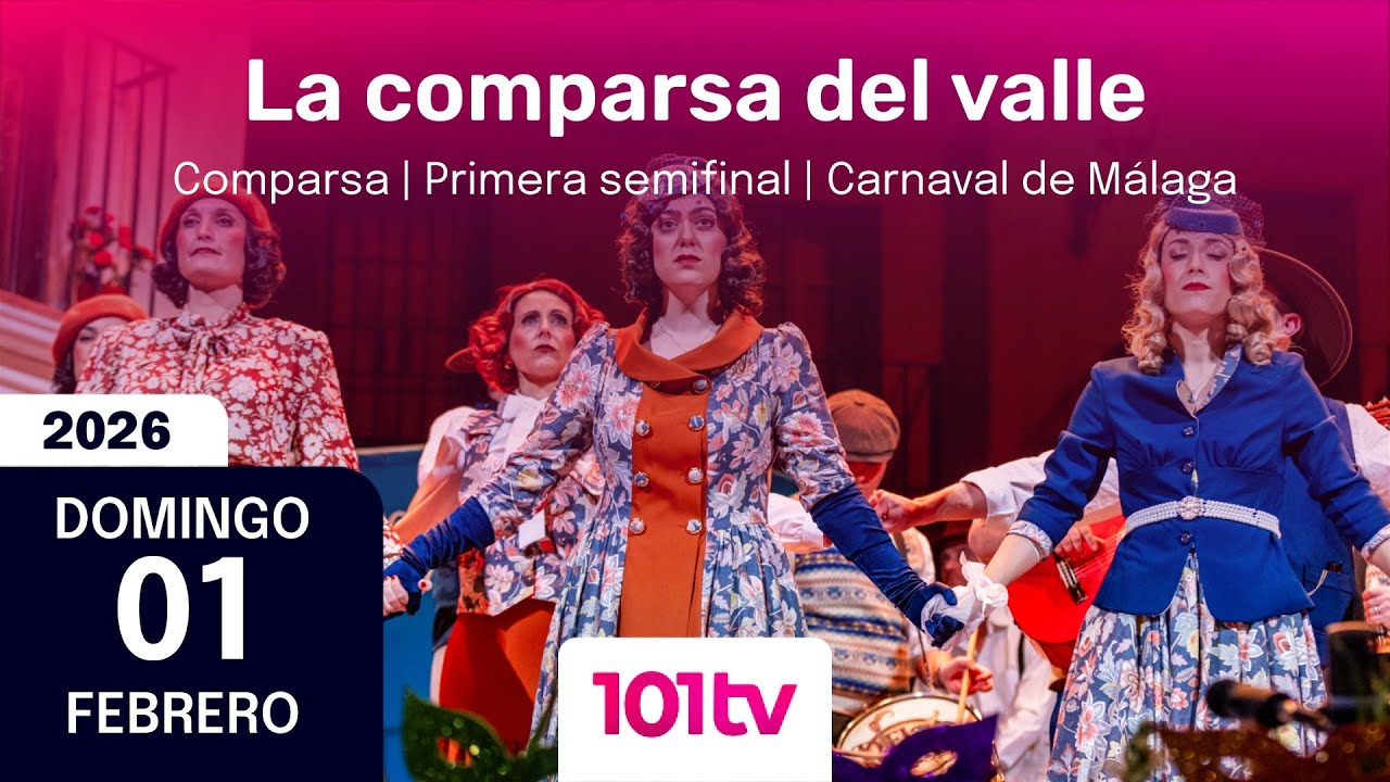 #COACMLG 🔴  La comparsa del valle (Comparsa) | Primera semifinal | Teatro Cervantes