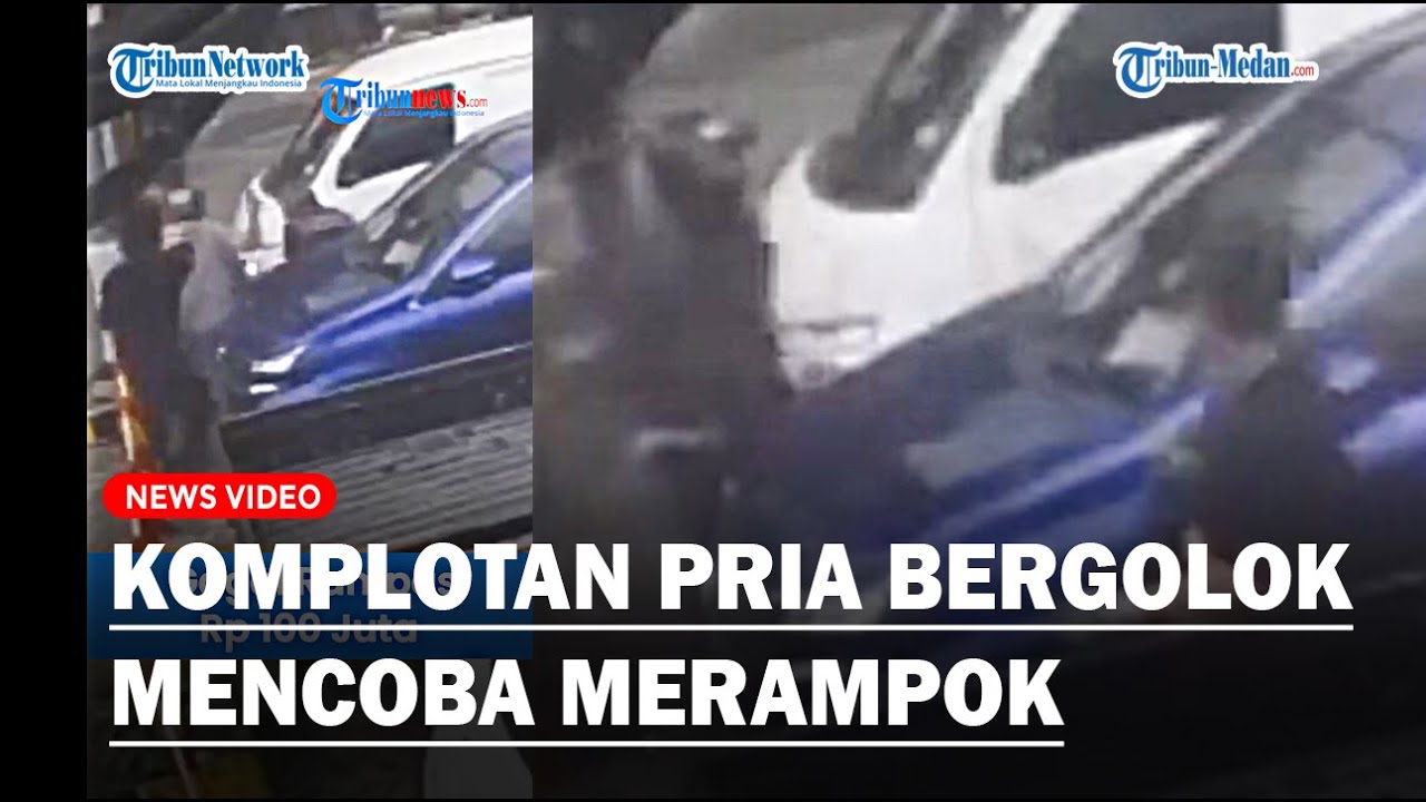 Komplotan Pria Bergolok Gagal Rampok Uang Ratusan Juta, Malah Tas Berisi Rp5 Ribu yang Dibawa Kabur