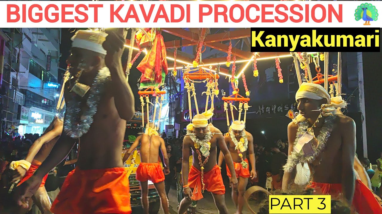Biggest Kavadi Festival @Kanyakumari🚩| Eraniel Kavadi Kattu 2025🦚|Thiruchendur Murugan Kavadi Yatra🐓