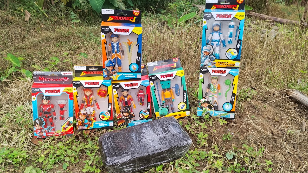 BONGKAR PAKET MISTERIUS! Unboxing & Review Figura BoBoiBoy Sopan, Blizzard, Gentar & PAPA ZOLA!