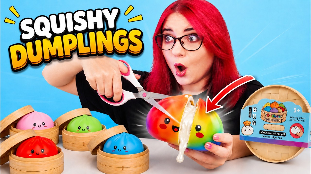 VIRALOWE SQUISHY DUMPLING 🥟 Pierożki Niespodzianki
