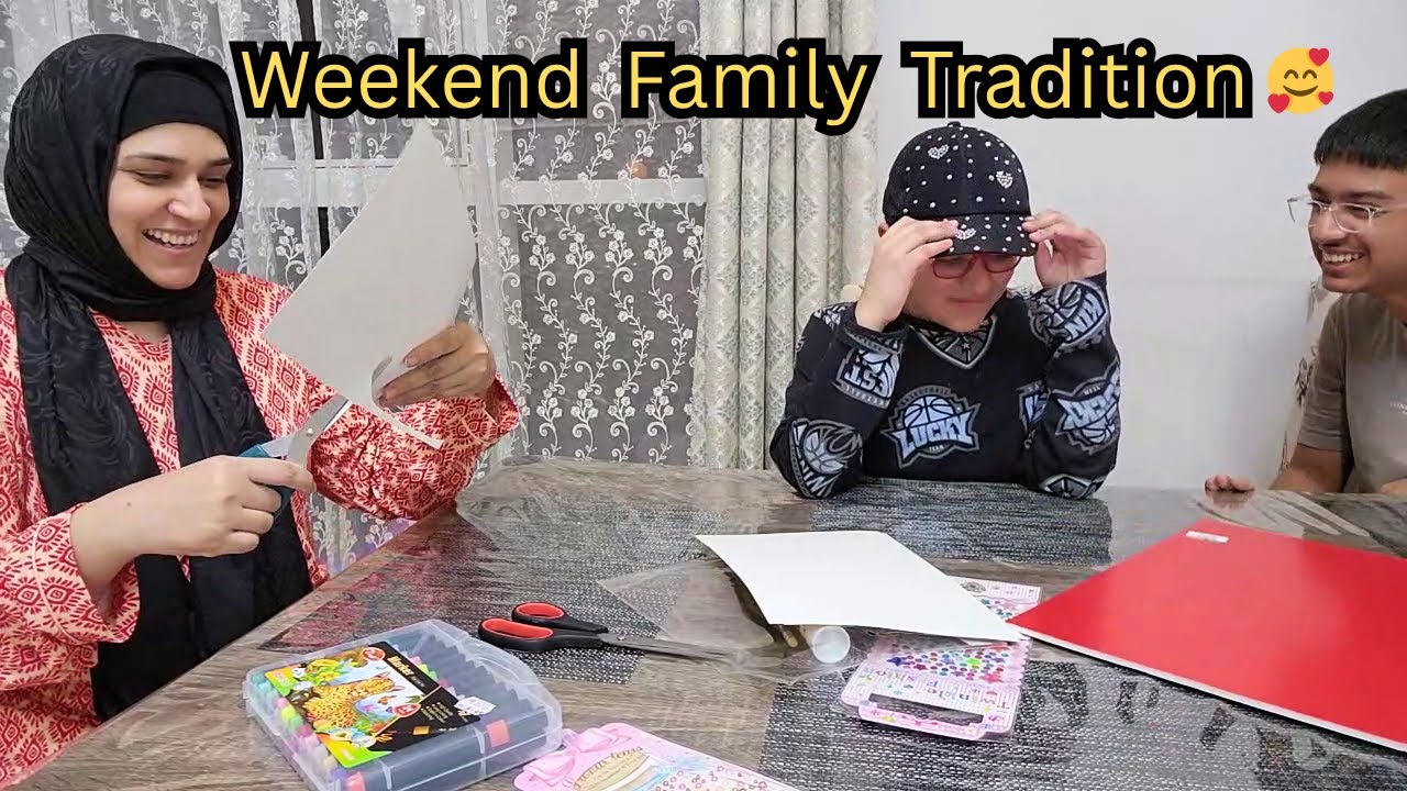 Meri aur Shahzad ki banai hui Family Rasam 😍