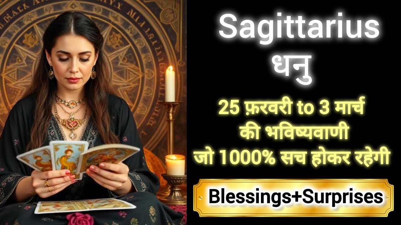 SAGITTARIUS🎖️💯 धनु राशि 25 फ़रवरी to 3 मार्च 2026✨ DHANU Rashi 2026🎁 #sagittarius #tarot #viral