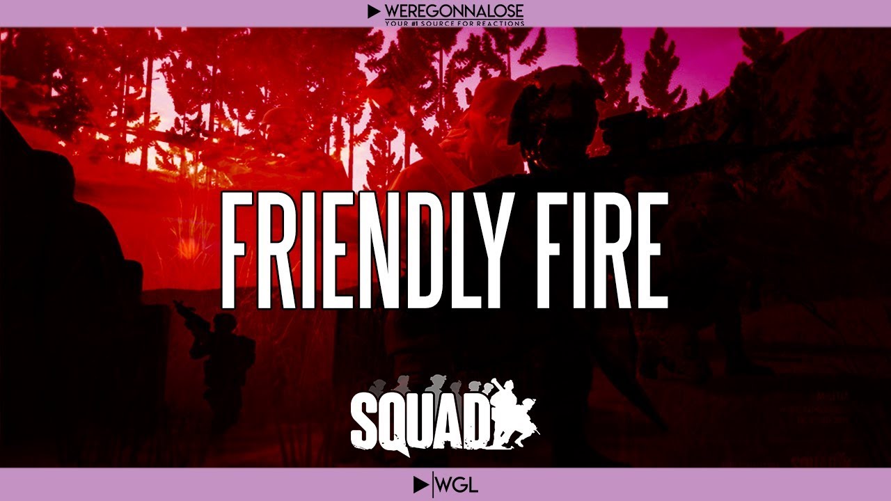 SQUAD Military Game Simulation - Team Killing Reactions - Grenade Coming In