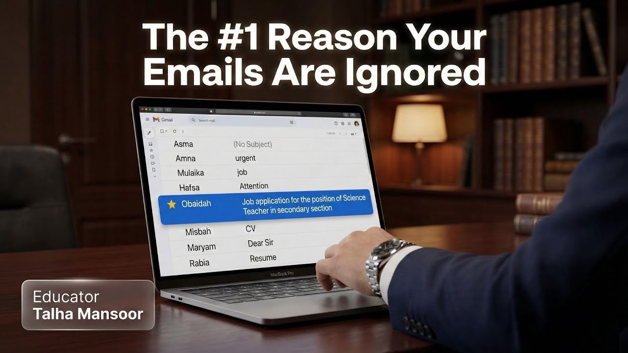 Email Subject Line Etiquette & Common Mistakes | Computer Literacy | اردو | हिन्दी