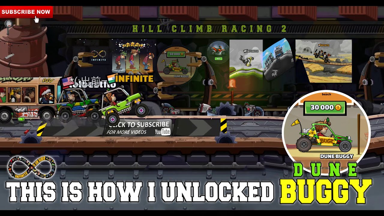 New Hill Climb Racing 2  unlocking Dune Buggy | Dune Buggy gameplay android 2023 best 2d game
