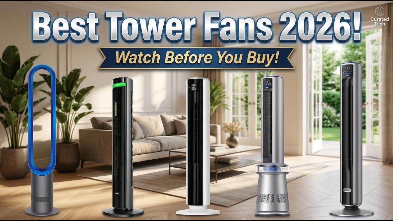 【2026】best 5 tower fan & best tower fan for home: TOP 5 Comparison!