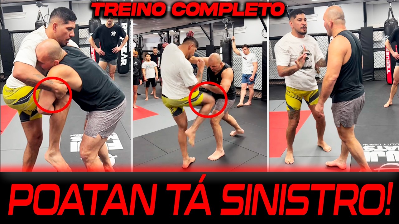 POATAN TÁ NO AUGE TÉCNICO!🚨 ALEX POATAN COMEÇA O CAMPING PARA LUTA COM CIRYL GANE NO UFC!