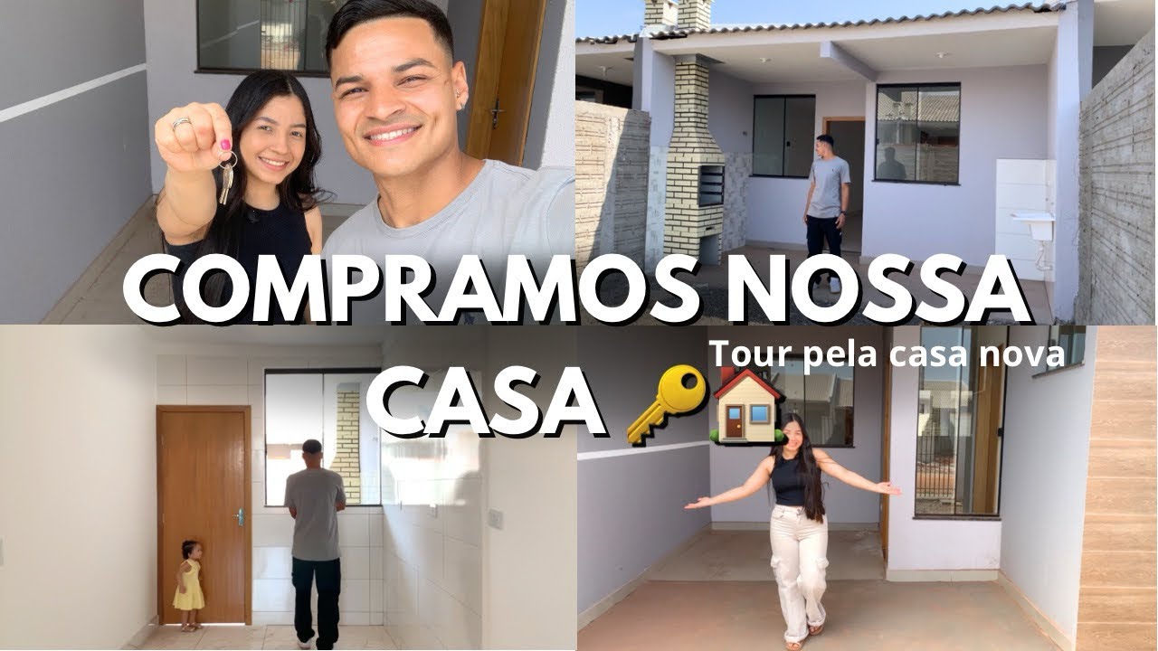 COMPRAMOS NOSSA CASA PRÓPRIA| tour pela casa nova 🥹🏠🔑💖