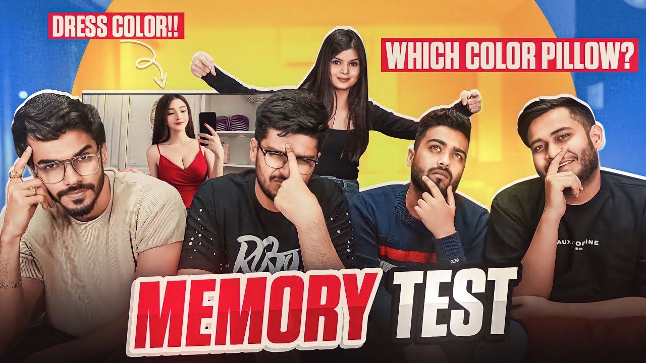 Memory Test Challenge ft. S8UL 🤩