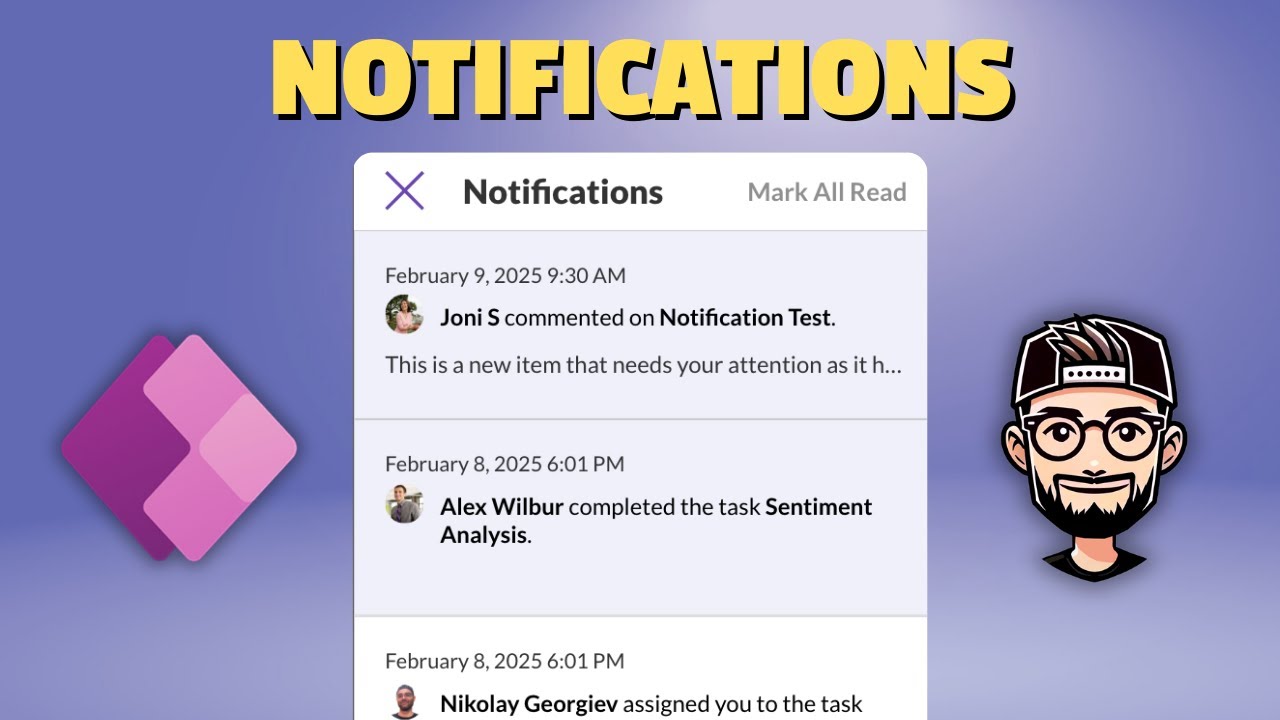 Notification Screen in Power Apps