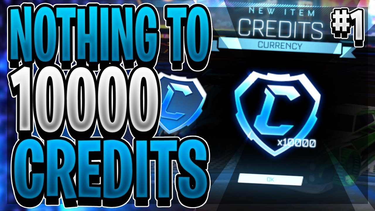Trading From NOTHING to 10,000 CREDITS Part 1 (Rocket League Nothing to Something)