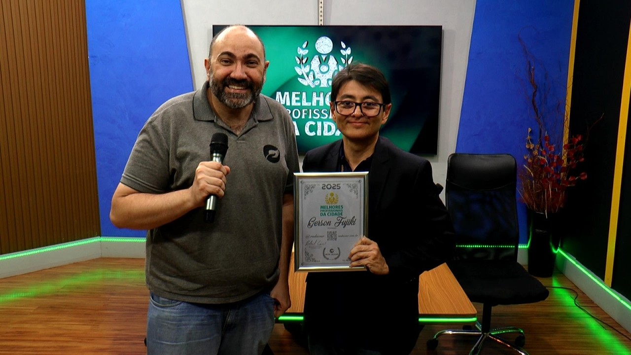 Gerson Fujiki recebe o reconhecimento Melhores Profissionais como Melhor Fotógrafo da Cidade!