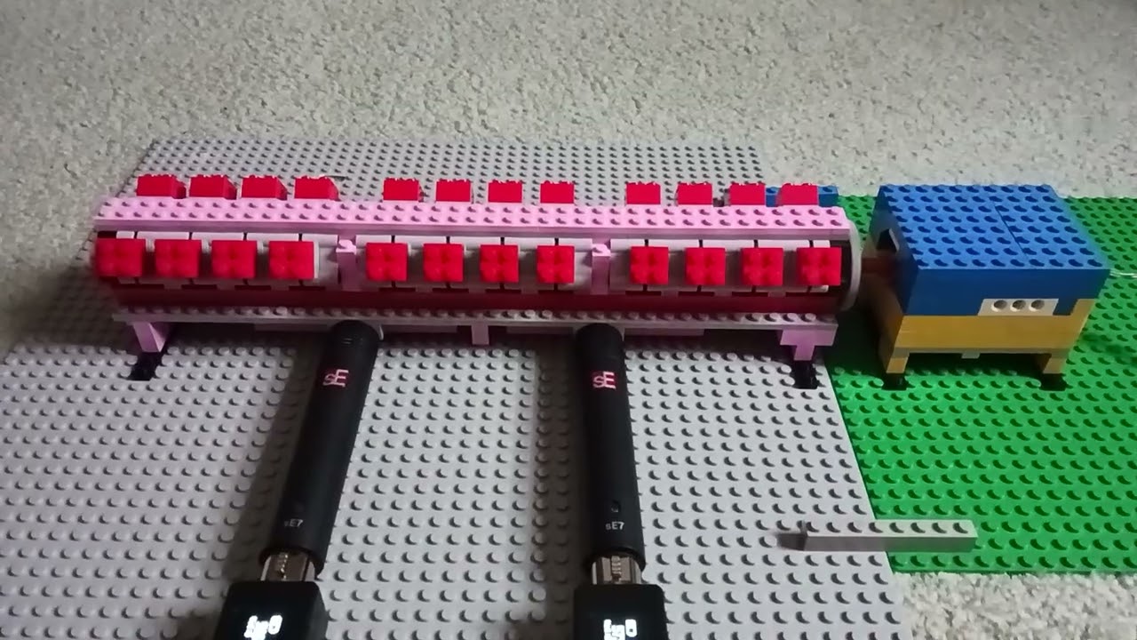 V-24 Engine Built With Legos With Very Powerful Sound!