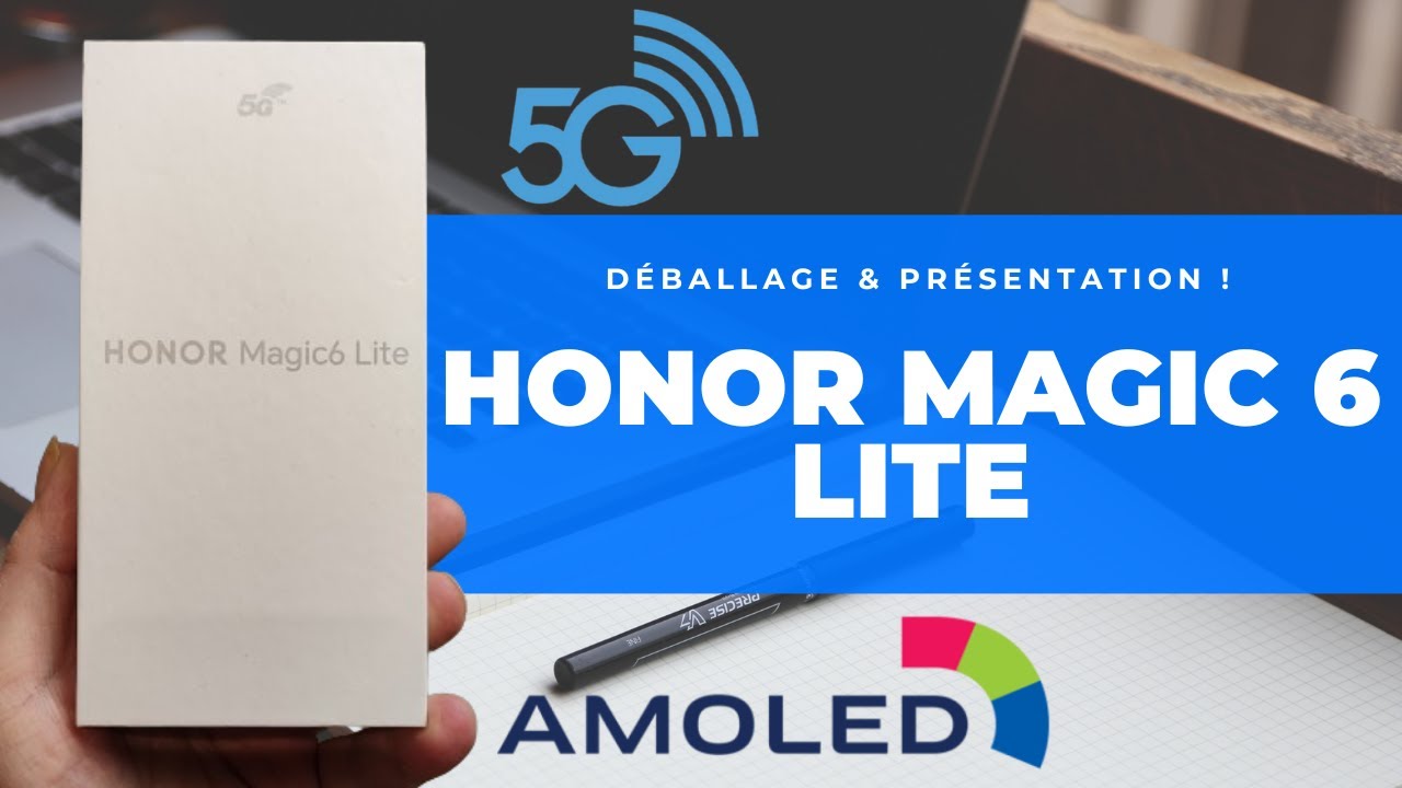 HONOR MAGIC 6 Lite 5G, Un Smartphone Intéressant pour le Prix ? Déballage & Présentation !