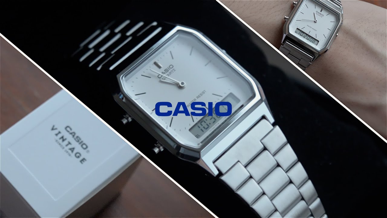 Casio AQ-230A-7DMQ VINTAGE COLLECTION UNBOXING - The perfect summer watch