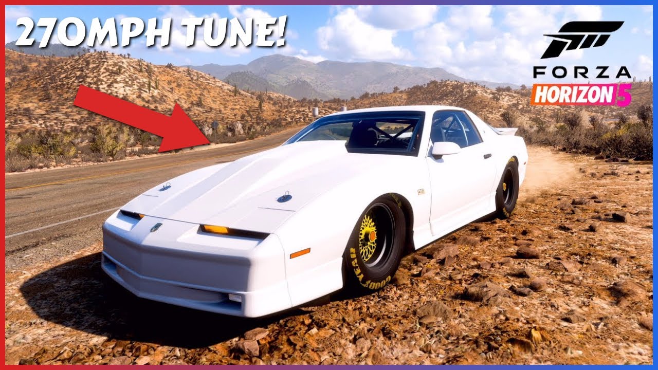 Trans Am Firebird GTA Forza Edition Speed Tune | Forza Horizon 5