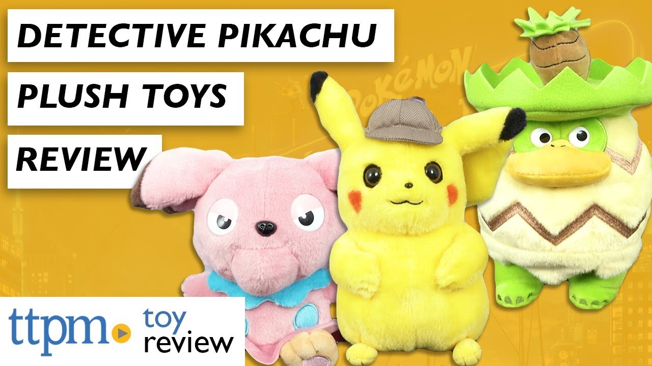 Detective Pikachu Plush from Wicked Cool Toys
