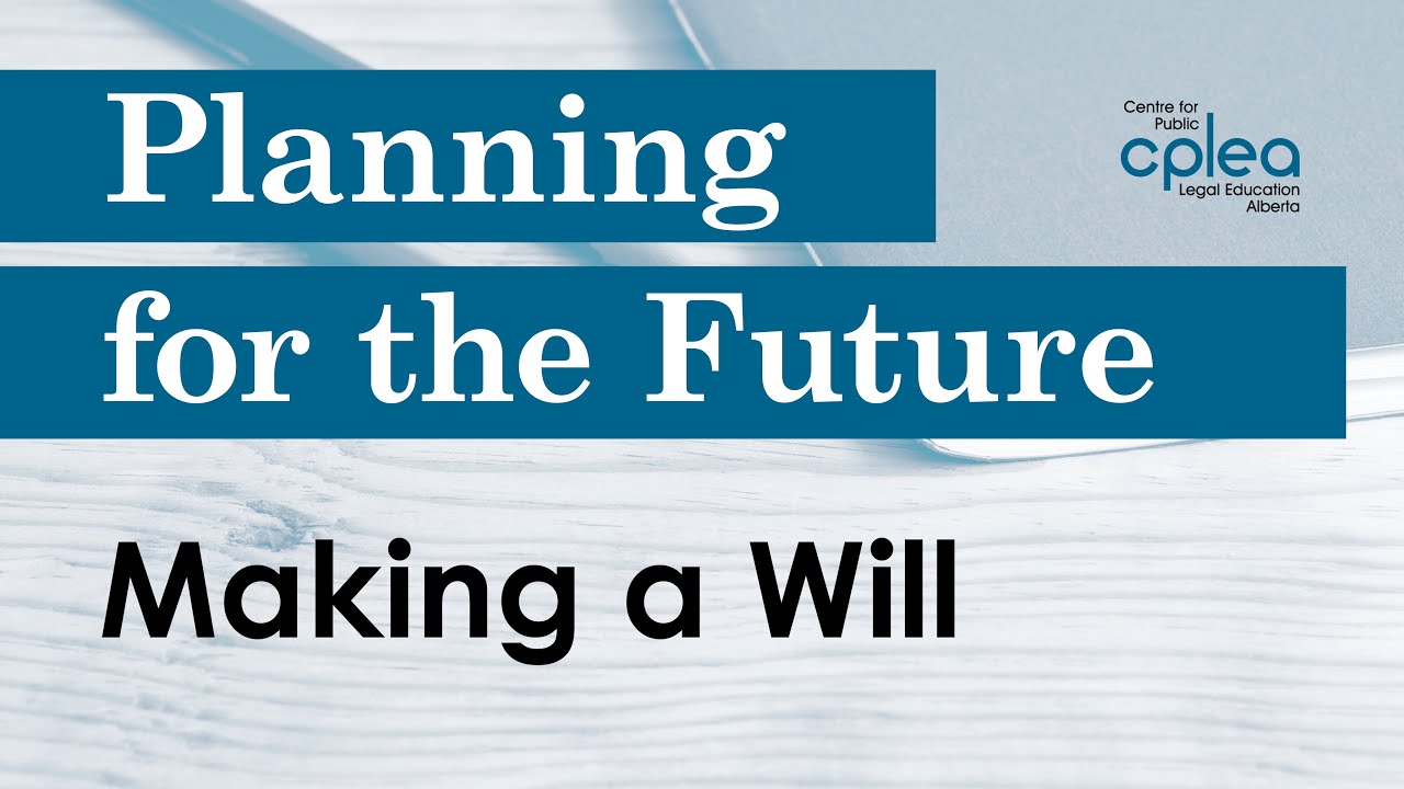 Making a Will - Webinar